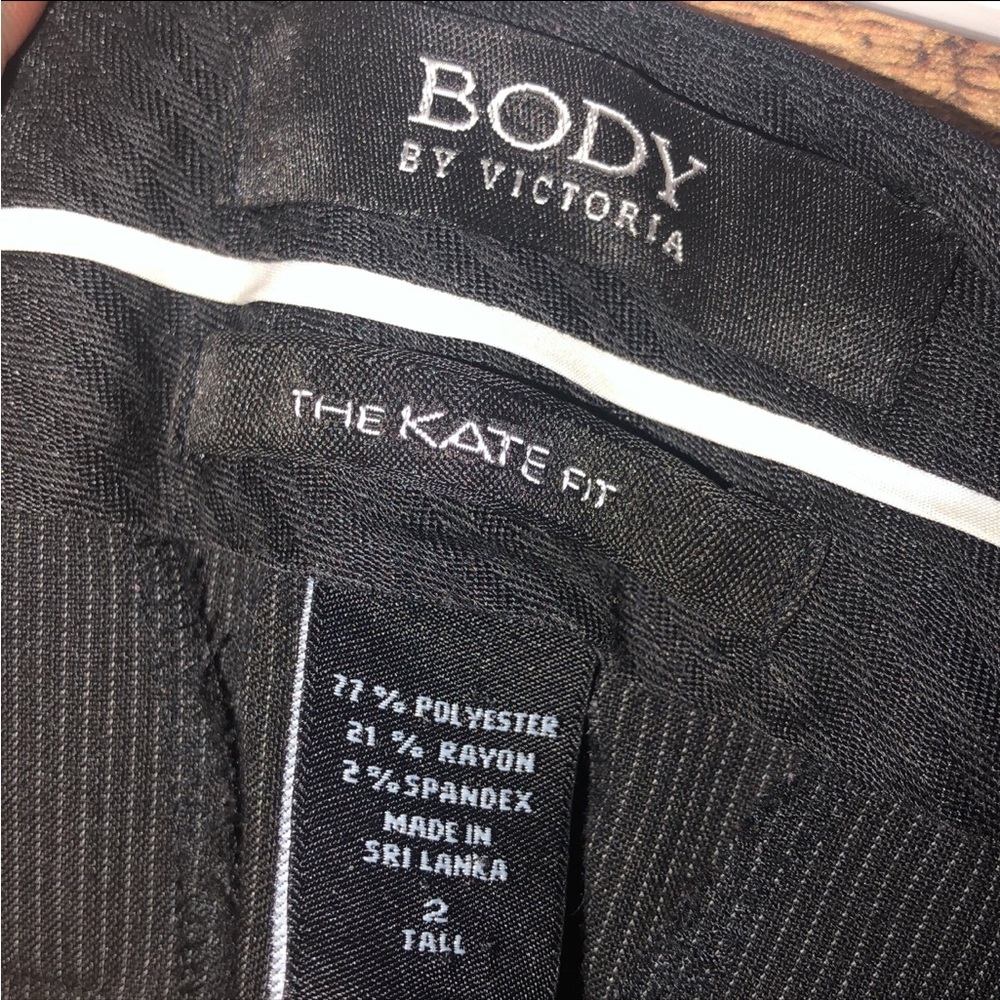 Victoria's Secret Body by Victoria Pinstriped The Kate Fit Dress Pants - Picture 7 of 8